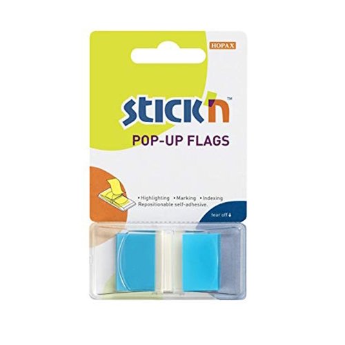 Pop-Up Repositionable Tabs Blue (Pack 50)