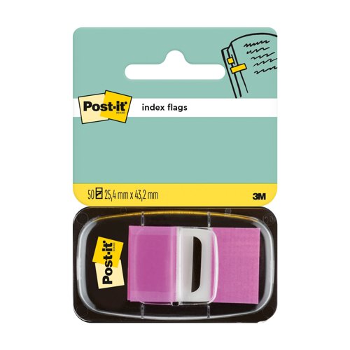 3M Post-it Index Flags Medium 25mm Purple (Pack 50) 680-8