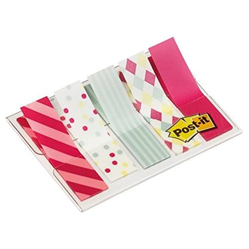 3M Post-it Small Index Flags 12mm Printed Collection Candy (Pack 5x20)