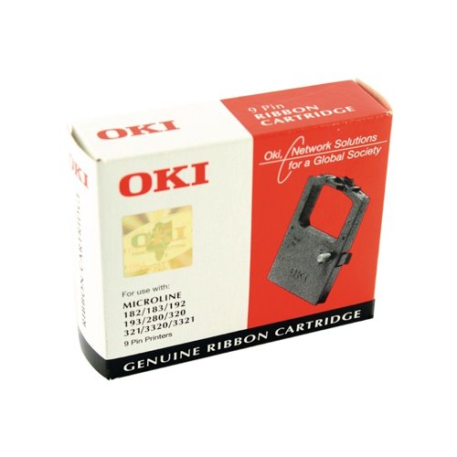 OKI Fabric Ribbon Black ML320 01126301