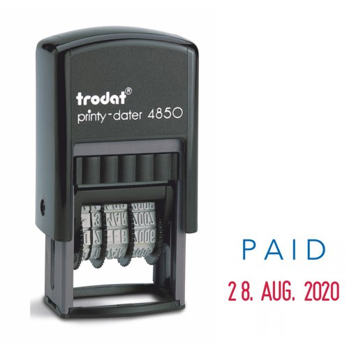 Trodat Printy 4850 L2 Dater PAID 76373