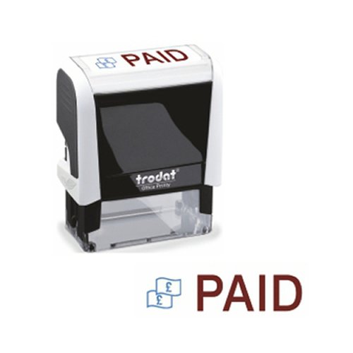 Trodat Office Printy 4 Word Stamp PAID 81411