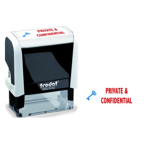Trodat Office Printy 4 Word Stamp PRIVATE & CONFIDENTIAL 43360