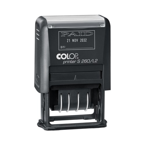 COLOP S260/L2 Self-Inking Date Stamp PAID 3260/L2 171189