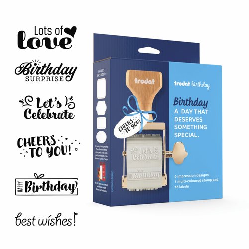 Trodat Craft Stamp Set Birthday 205142