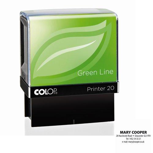 COLOP Printer 20 Green Line Custom Stamp (Redemption Voucher) C144835V