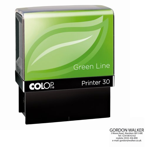 COLOP Printer 30 Green Line Custom Stamp (Redemption Voucher) C144829V
