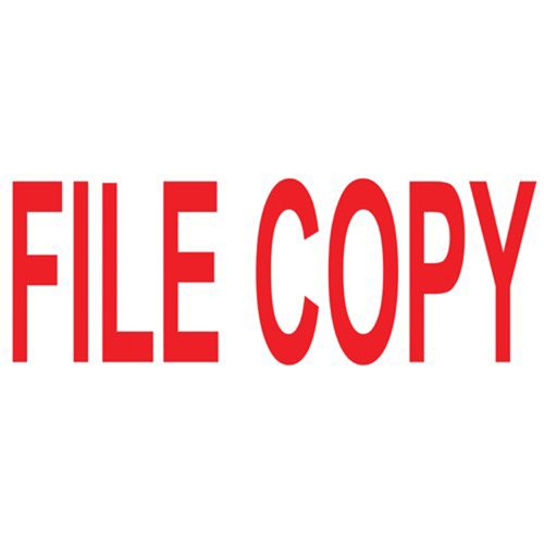 Self Inking Word Stamp FILE COPY