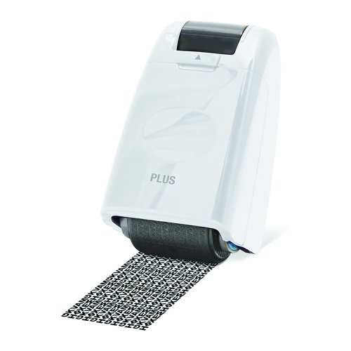 PLUS Camouflage Self Inking Roller Stamp White 38091