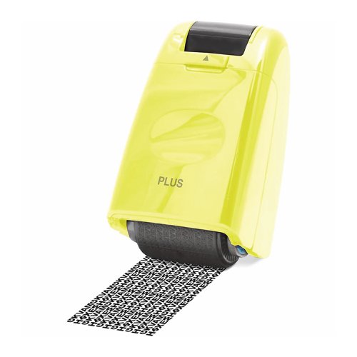 PLUS Camouflage Self Inking Roller Stamp Yellow 38095