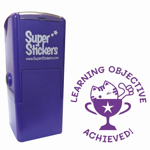 Trodat Education Marking Stamp 23x23mm Learning Objective Achieved Trophy 180722