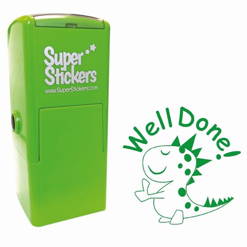 Trodat Education Marking Stamp 23x23mm Well Done Dinosaur 180715