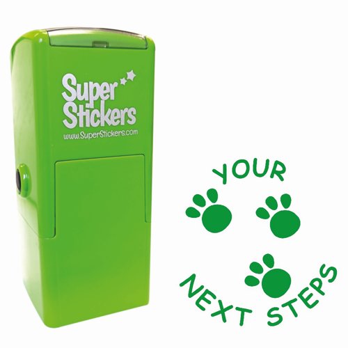 Trodat Education Marking Stamp 23x23mm Your Next Steps Footprints 180716