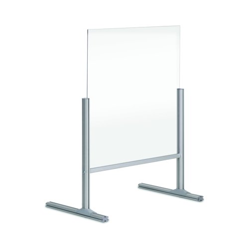 Bi-Office Balcony Acrylic Desk Protection Screen 600x850mm DSP692941