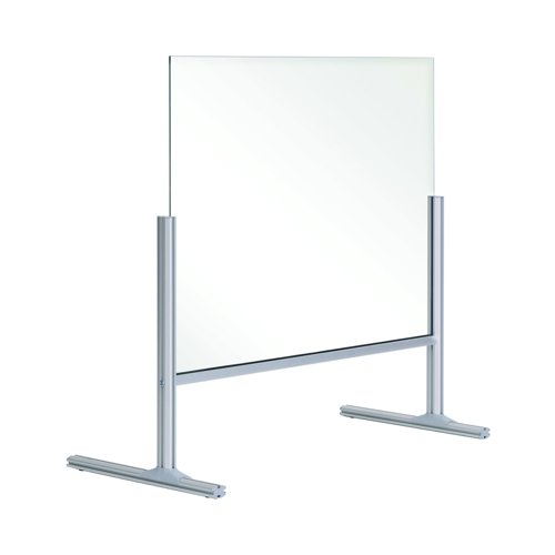 Bi-Office Balcony Acrylic Desk Protection Screen 850x850mm DSP702941