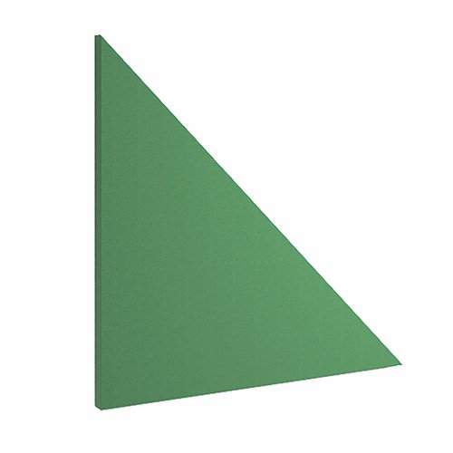 Piano Acoustic Wall Tile Triangle 595x25x595mm Made to Order Fabric PWT-25-1