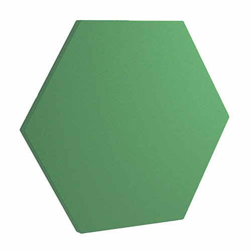 Piano Acoustic Wall Tile Hexagon 595x25x415mm Made to Order Fabric PWH-25-1