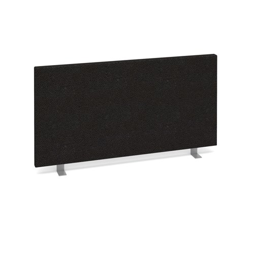 Straight Desktop Screen 800x400mm Black ES800S-K
