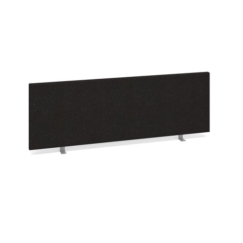 Straight Desktop Screen 1200x400mm Black ES1200S-K