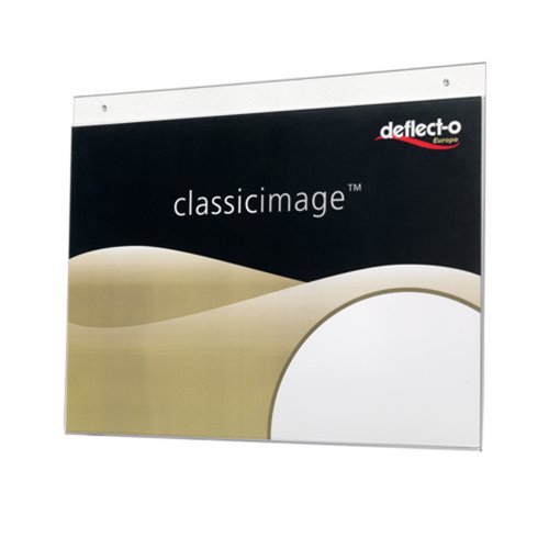 Wall Sign Holder A4 Landscape Clear 46901