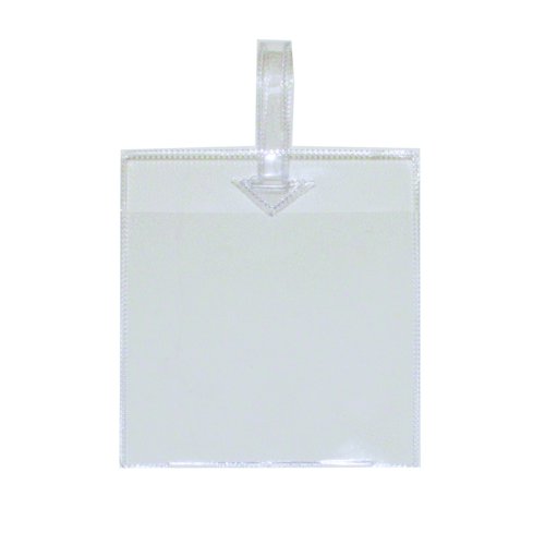 Beaverswood Industrial Strength Pocket Tie-On 110x110mm Clear (Pack 50) TP1111/50