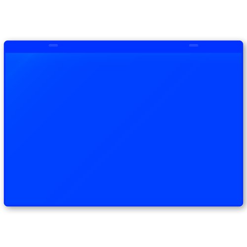Beaverswood Rainbow Pocket Tie-On 310x215mm A4 Landscape Blue (Pack 10) CTP4HB/10