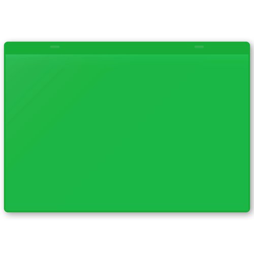 Beaverswood Rainbow Pocket Tie-On 310x215mm A4 Landscape Green (Pack 10) CTP4HG/10