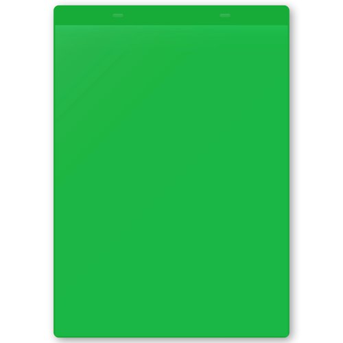 Beaverswood Rainbow Pocket Tie-On 220x310mm A4 Portrait Green (Pack 10) CTP4VG/10