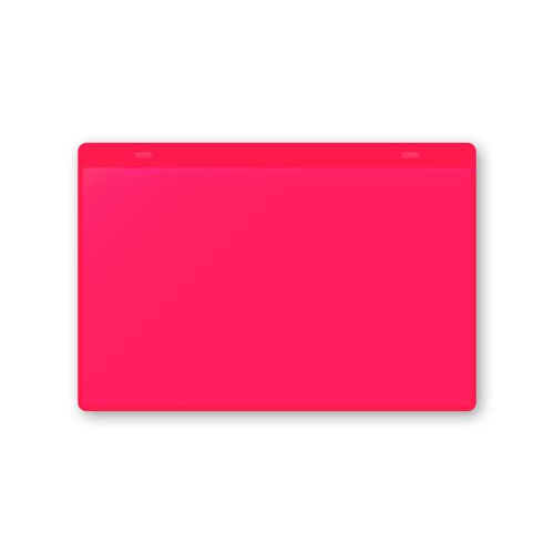 Beaverswood Rainbow Pocket Tie-On 230x155mm A5 Landscape Red (Pack 10) CTP5HR/10