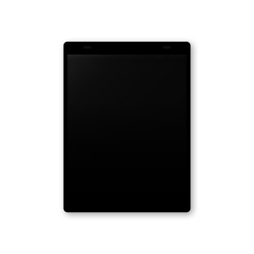 Beaverswood Rainbow Pocket Tie-On 160x215mm A5 Portrait Black (Pack 10) CTP5VBK/10