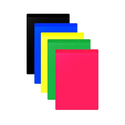 Beaverswood Rainbow Pocket Tie-On 160x215mm A5 Portrait Assorted (Pack 10) CTP5VX/10