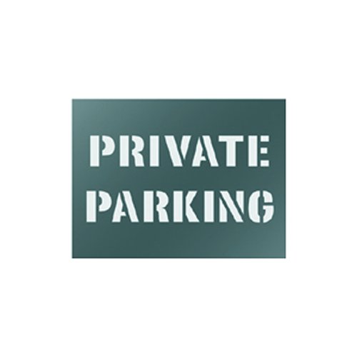Beaverswood Stencil Private Parking 400x300mm ST304/5