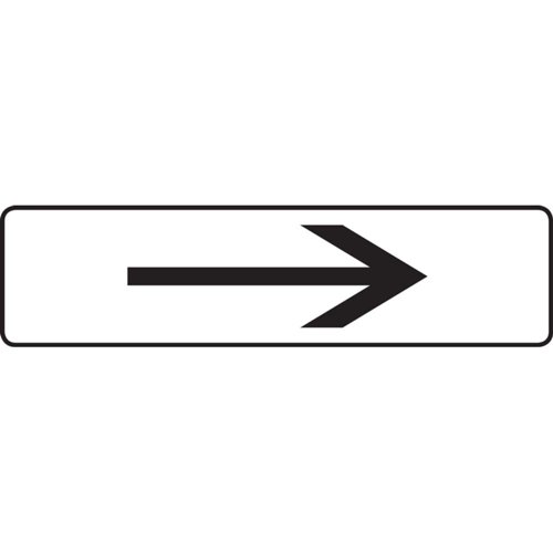 Aluminium Look Arrow Sign 175x45mm