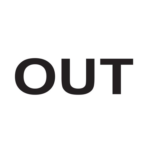 Out Sign 220x110mm PVC
