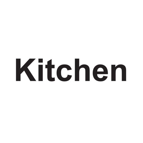 Kitchen Sign 220x110mm PVC