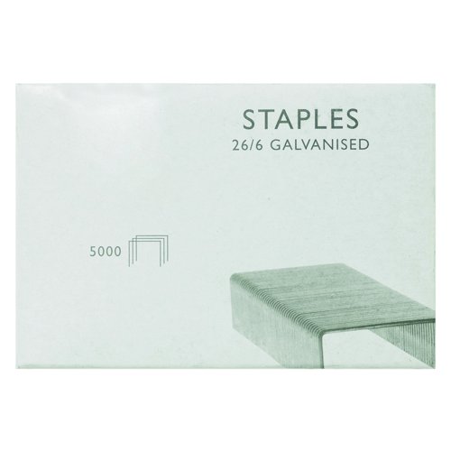Staples 26/6 6mm (Pack 5000)