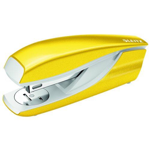 Leitz NeXXt WOW Metal Stapler 30 Sheet Yellow 55021016
