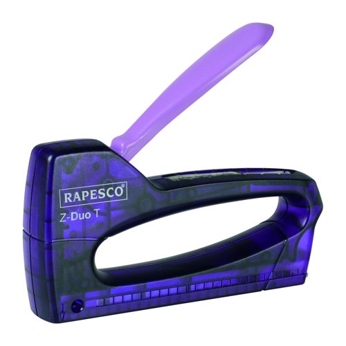 Rapesco Z-Duo T Tacker Transparent Purple 0956