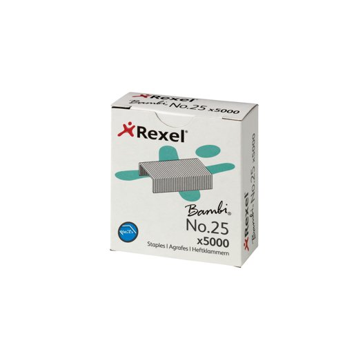 Rexel Staples 25/4 Bambi (Pack 5000) 05025