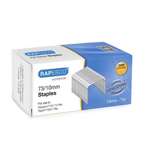 Rapesco Staples 73/10mm (Pack 2000)
