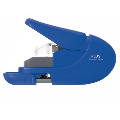 PLUS Staple-Free Stapler Blue 31147