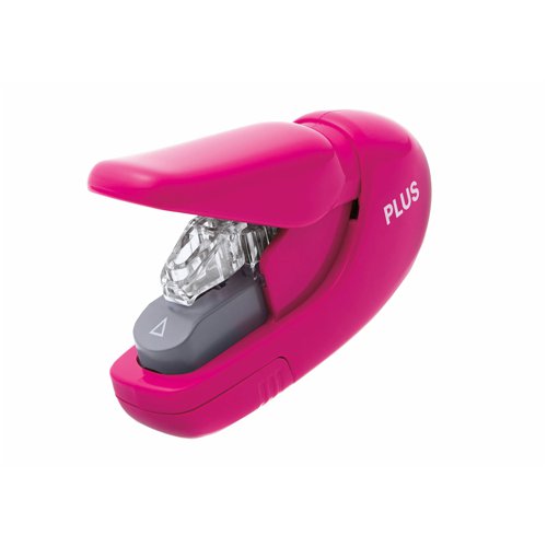 PLUS Staple-Free Stapler Pink 31148