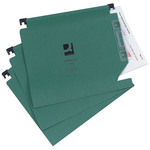 Lateral Files Foolscap Green (Pack 25)