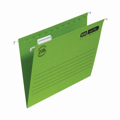Elba Verticflex Ultimate Suspension File Foolscap Green (Pack 25) 100331170