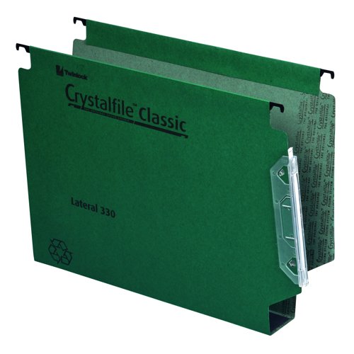 Rexel Crystalfile 330 Lateral File 50mm Green (Pack 25) 70672