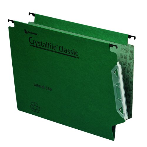 Rexel Crystalfile 330 Lateral File Standard Green (Pack 50) 70670