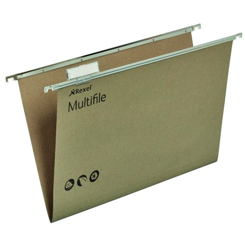 Rexel Multifile Suspension Files FC Green (Pack 50) 78008