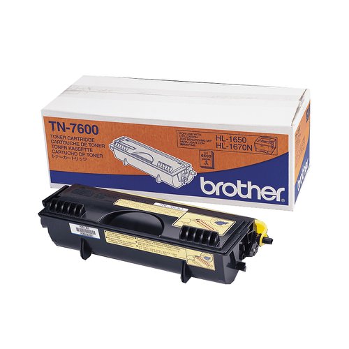 Brother Toner Cartridge High Capacity Black TN7600