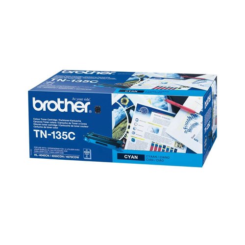 Brother Toner Cartridge High Capacity Cyan TN135C