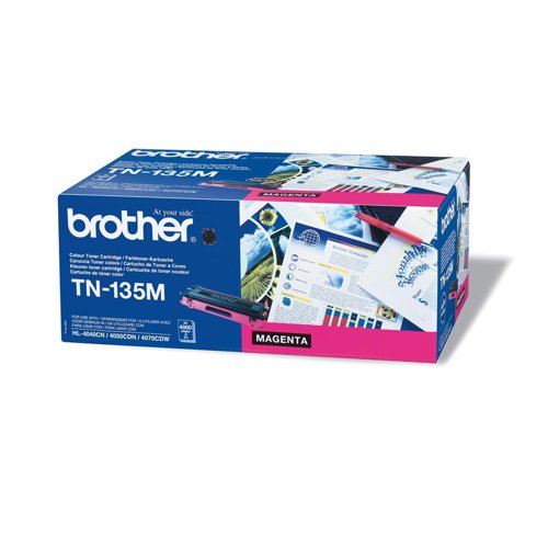 Brother Toner Cartridge High Capacity Magenta TN135M